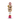 Golden Blush Birthday Balloon Arrangement