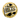 18-inch Graduation Pennant Gold Balloon