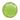 18-inches Round Mylar Lime Green