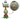 Floral Birthday Cake Balloon Arrangement