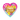 18-inches Painted Flowers Heart Balloon