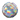 18-inches Round Mylar Iridescent Silver