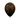 1inch Gold Confetti Print On Black Latex Balloon