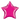 20-inch Magenta Plain Foil Star