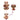 Rose Gold Hearts and Polka Customized Balloon Bouquet