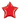 20-inch Ruby Red Plain Foil Star