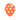 11-inch Latex Neon Orange Polka Dots